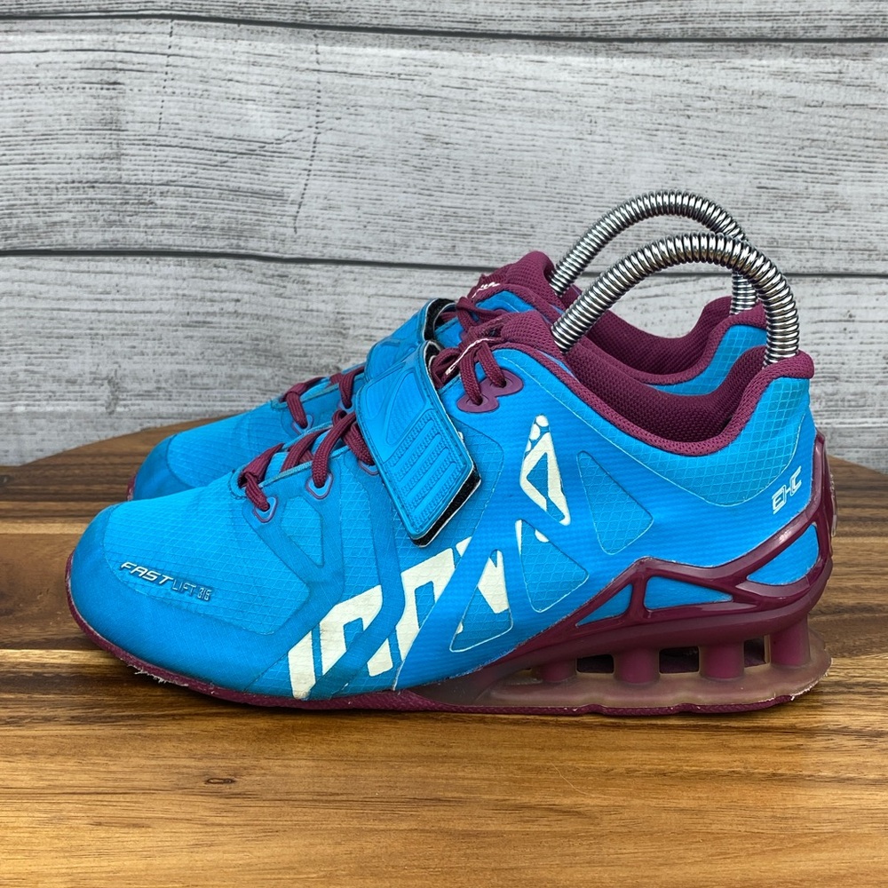Inov-8 FastLift 315 Light Blue Purple Weightlifting Shoe Women’s Sneaker Size 6